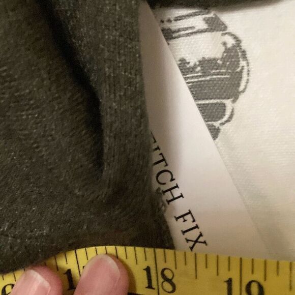 Pink Clover Penton Two Pocket Olive Green Cardigan Size Small (F12) - Picture 7 of 9